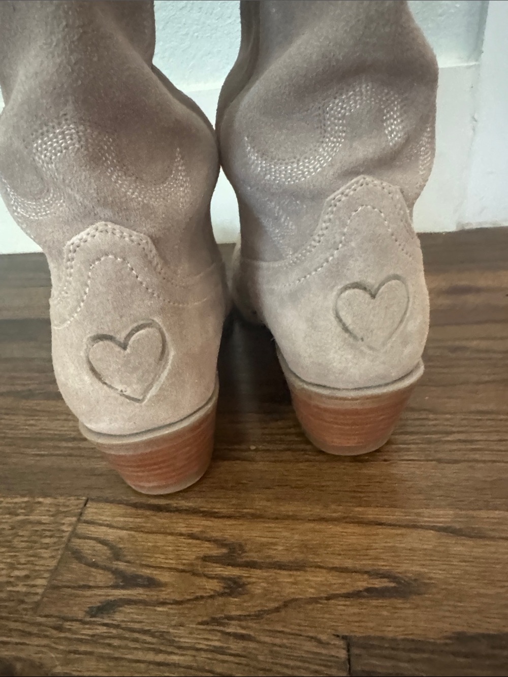 Tecovas Fawn Suede Cowboy Boot - Picture 6 of 7